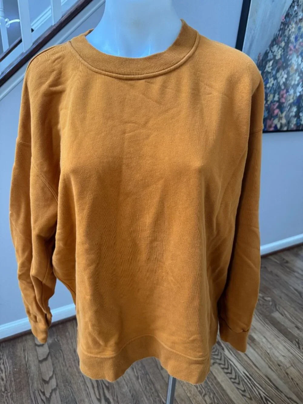 Lululemon Perfectly Oversized Crew Sweatshirt Spiced Bronze Gold Size 6